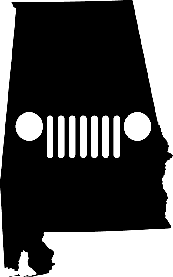 Alabama Grille Decal