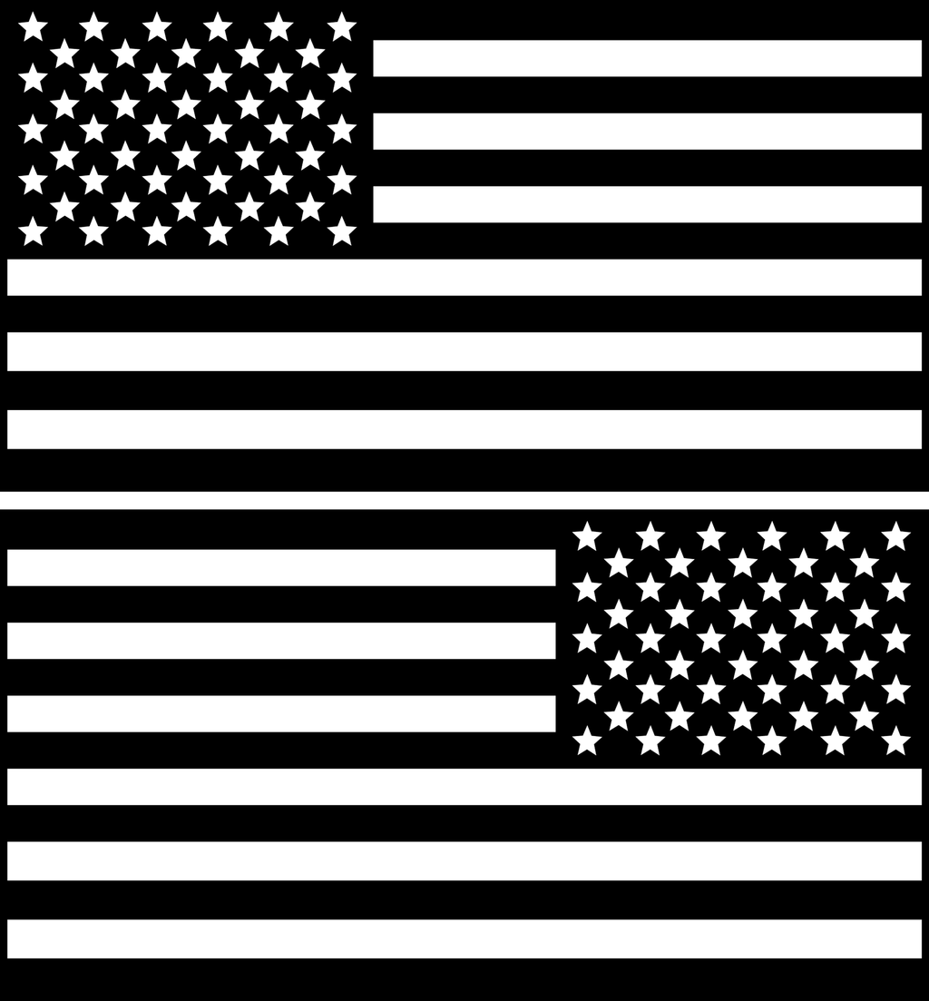 American Flag Decals