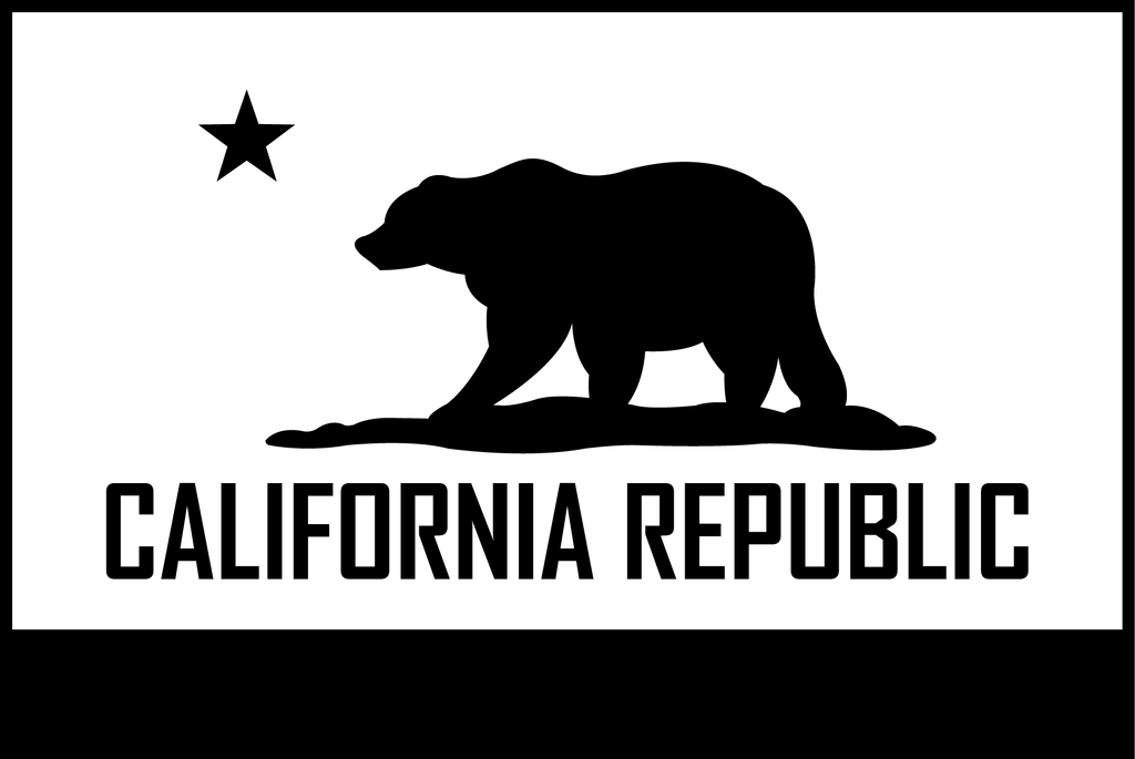 California Flag Decal
