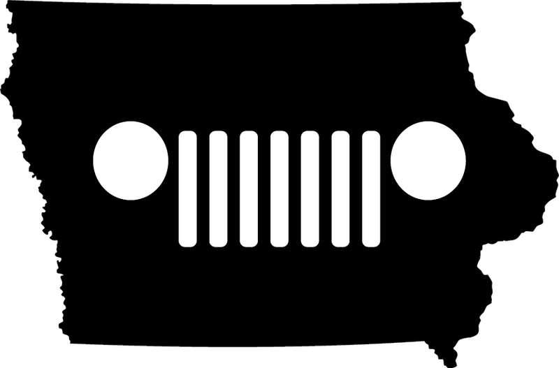 Iowa Grille Decal