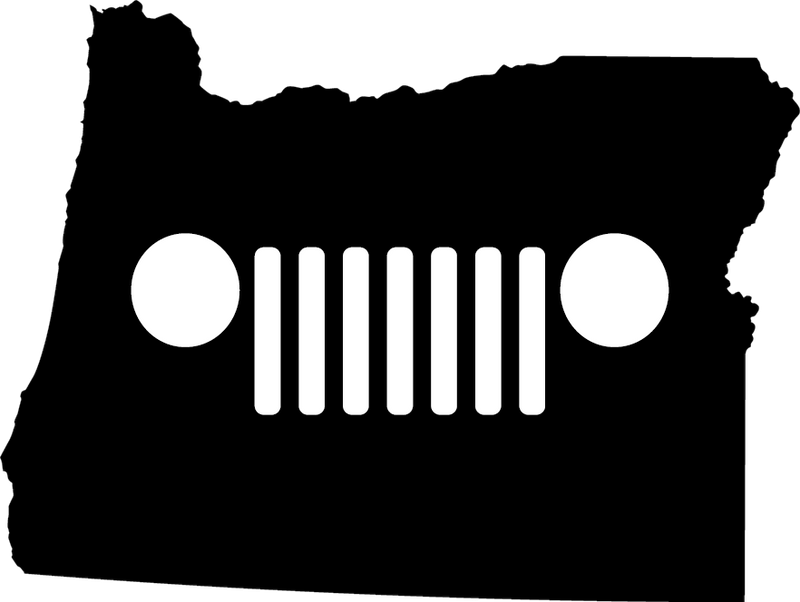 Oregon Grille Decal