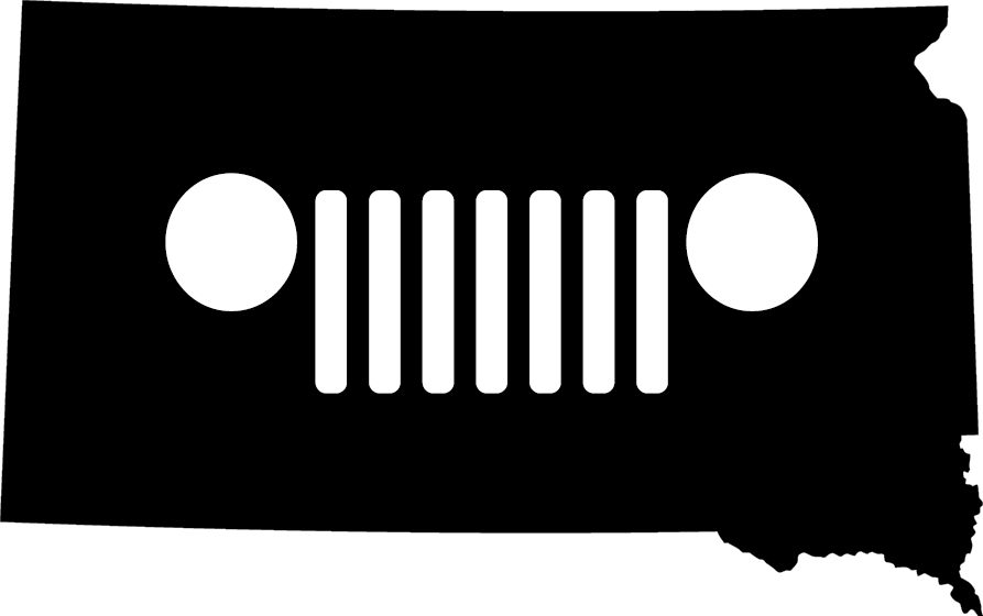 South Dakota Grille Decal