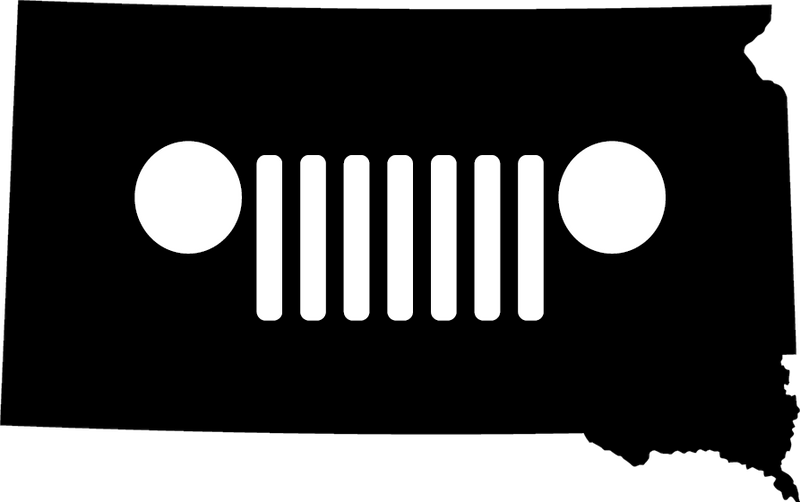 South Dakota Grille Decal