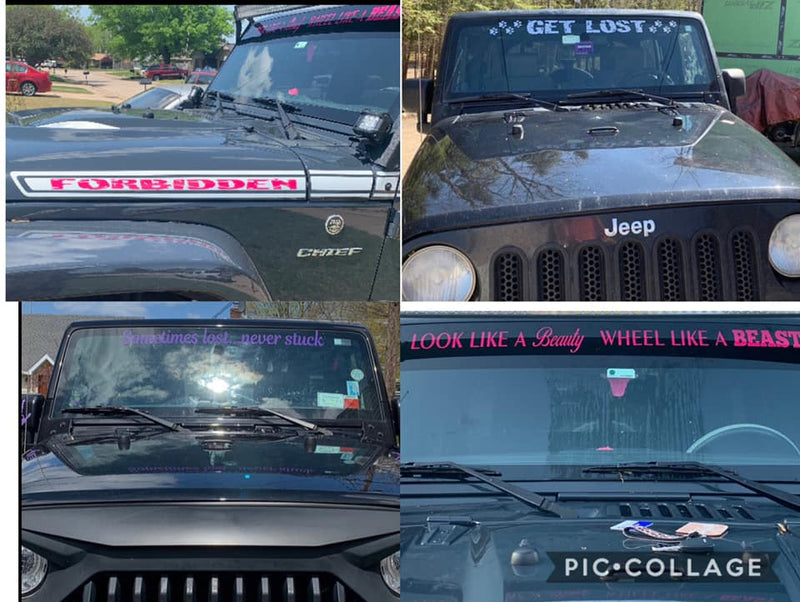 Custom Windshield Banner