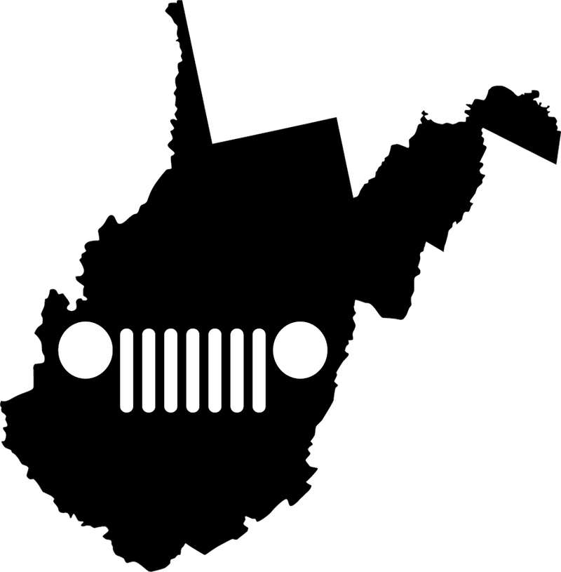 West Virginia  Grille Decal