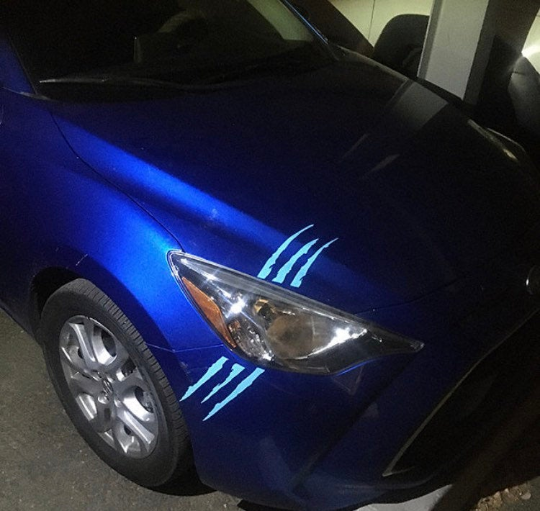 Monster Claws Headlight scratch Marks Set of 2