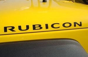 Replica "RUBICON" Hood Decals