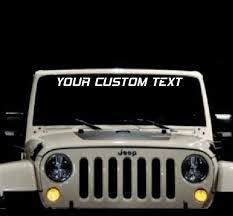 Custom Windshield Banner