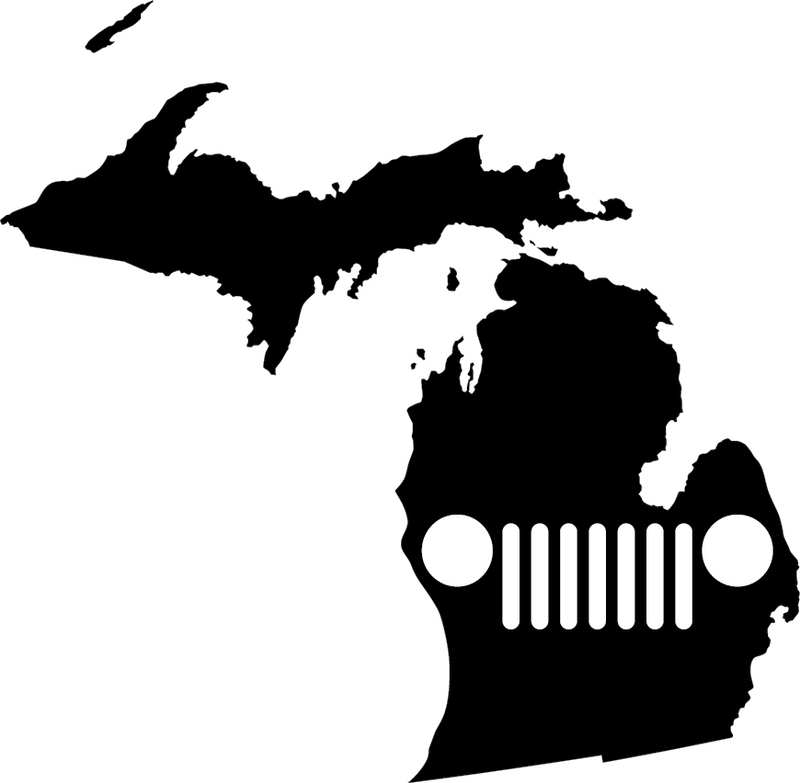 Michigan Grille Decal