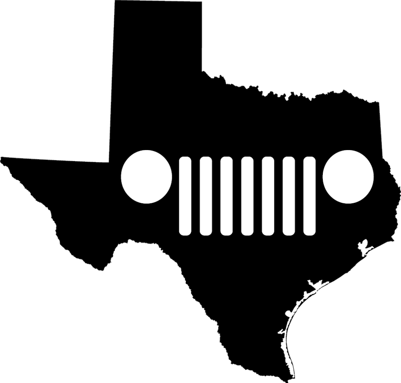 Texas Grille Decal