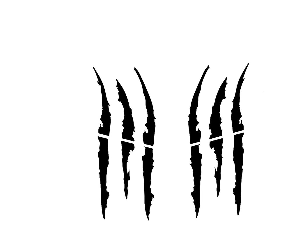 Monster Claws Headlight scratch Marks Set of 2